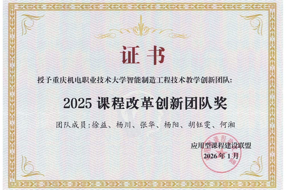 2025课程改革创新团队证书